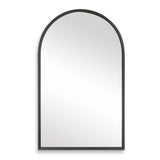 Metal Arch Mirror - Matte Black