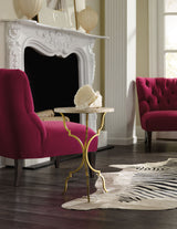 Commerce And Market - Round Martini Table - Gold
