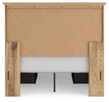 Makidern - Panel Storage Bed With 2 Under Bed Storage Units
