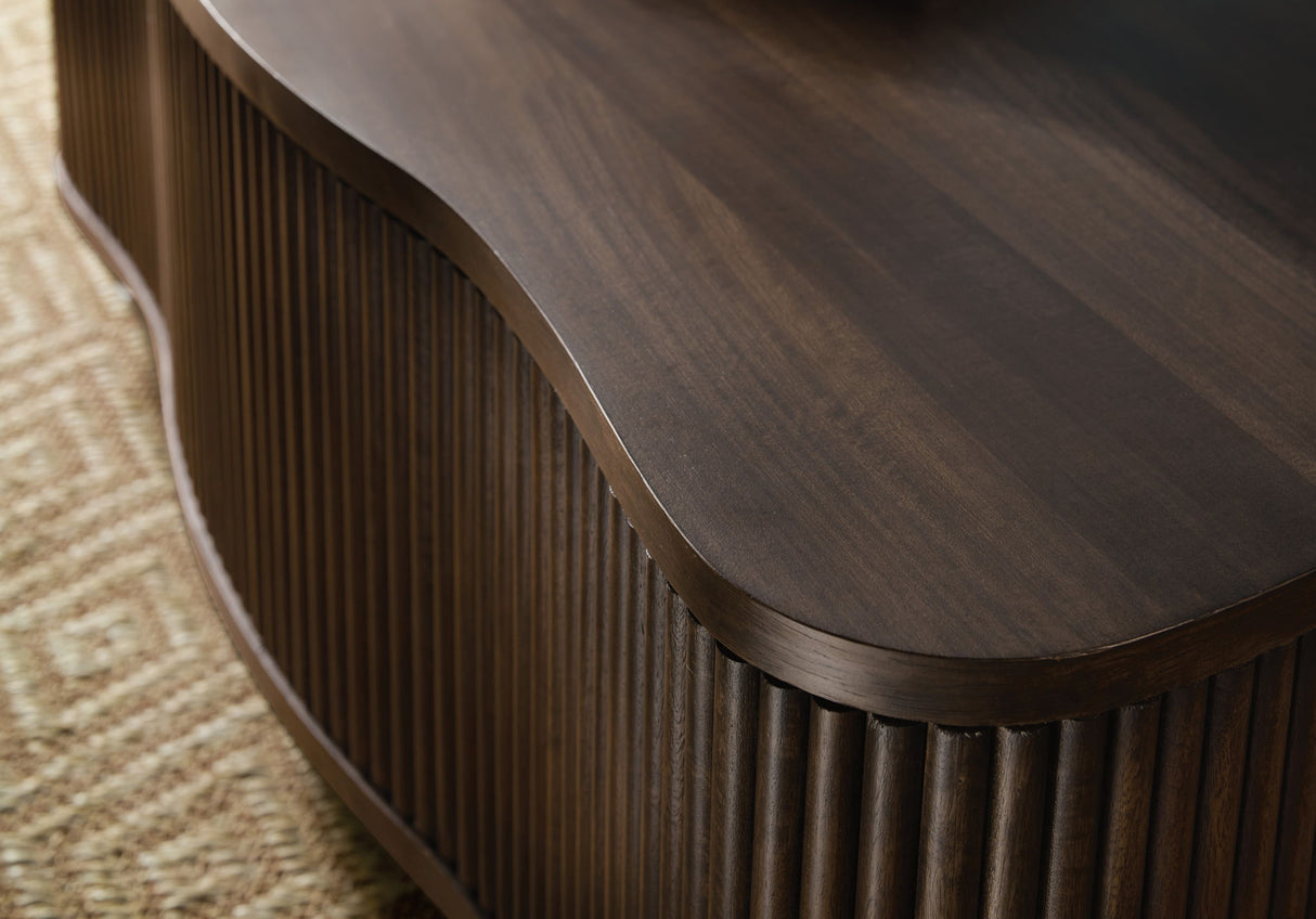 Commerce And Market - Reese Coffee Table - Dark Wood
