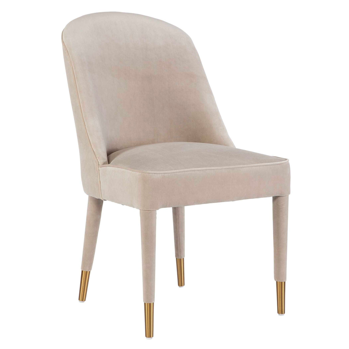 Brie - Armless Chair, Set Of 2 - Champagne