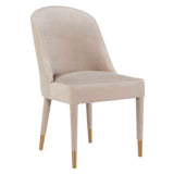 Brie - Armless Chair, Set Of 2 - Champagne