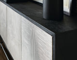 Commerce And Market - Fine Lines Credenza - Dark Gray
