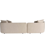 Danica - 2 Piece Sectional (Left Short Chaise, Right Long Chaise) - Beige / Gray