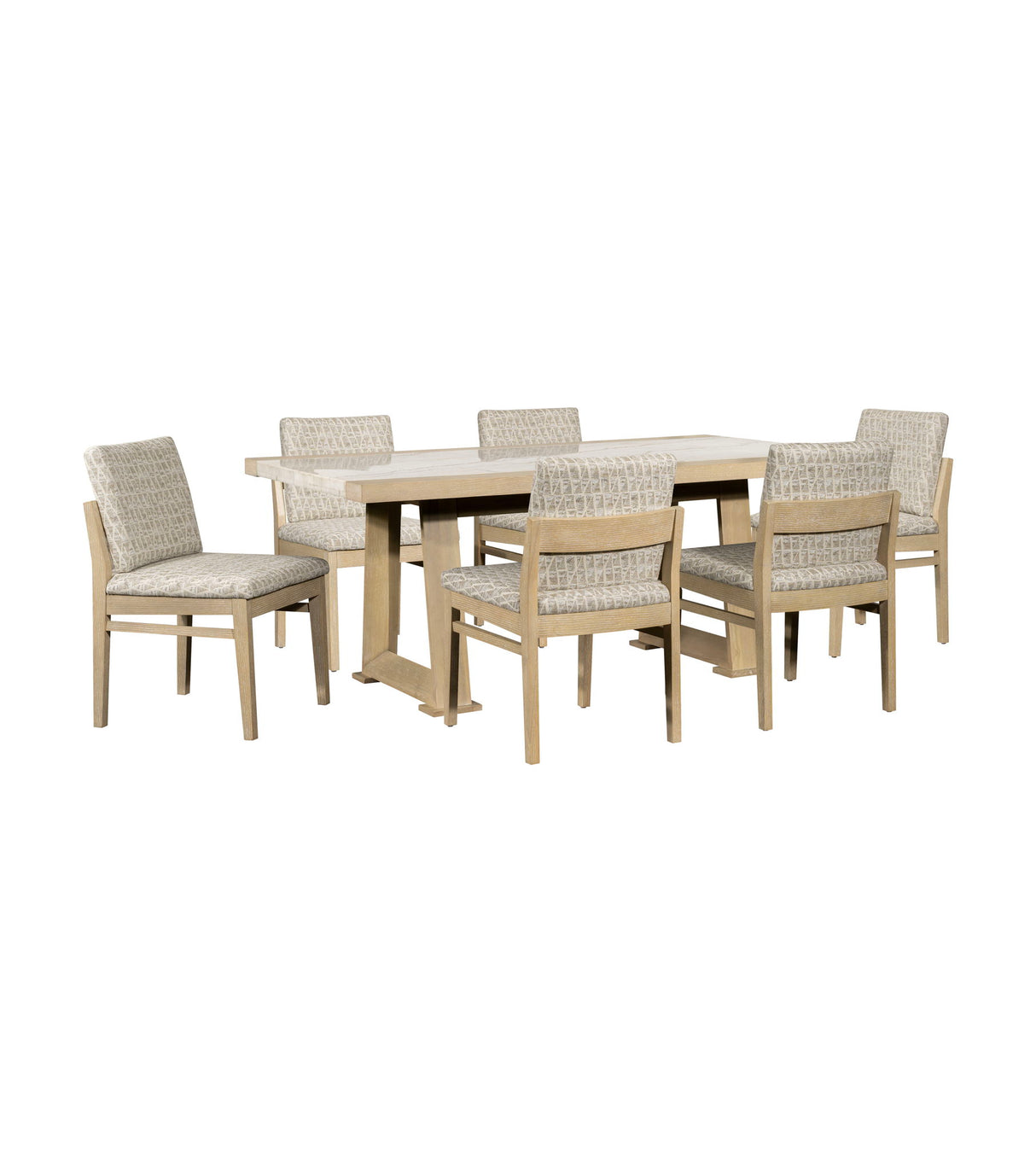 Trifecta - Dining Chair - Driftwood Cerused Oak