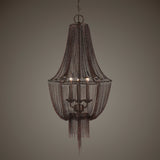 Lezzeno - 3 Chandelier - Gray, Dark