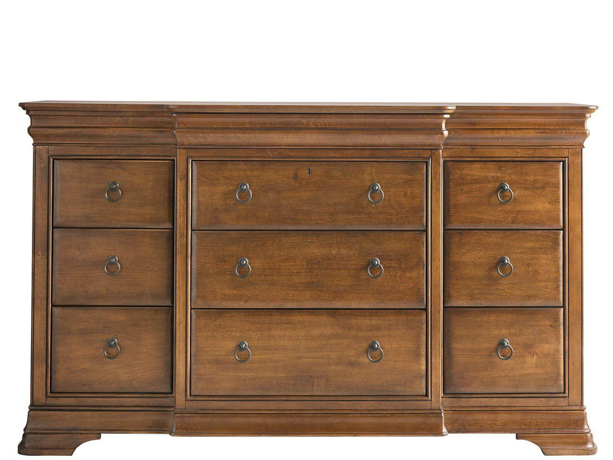 New Lou - Drawer Dresser - Dark Brown