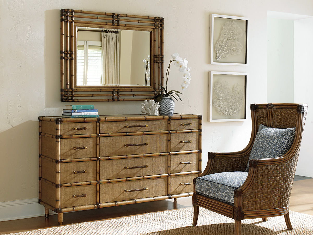 Twin Palms - Savana Mirror - Light Brown
