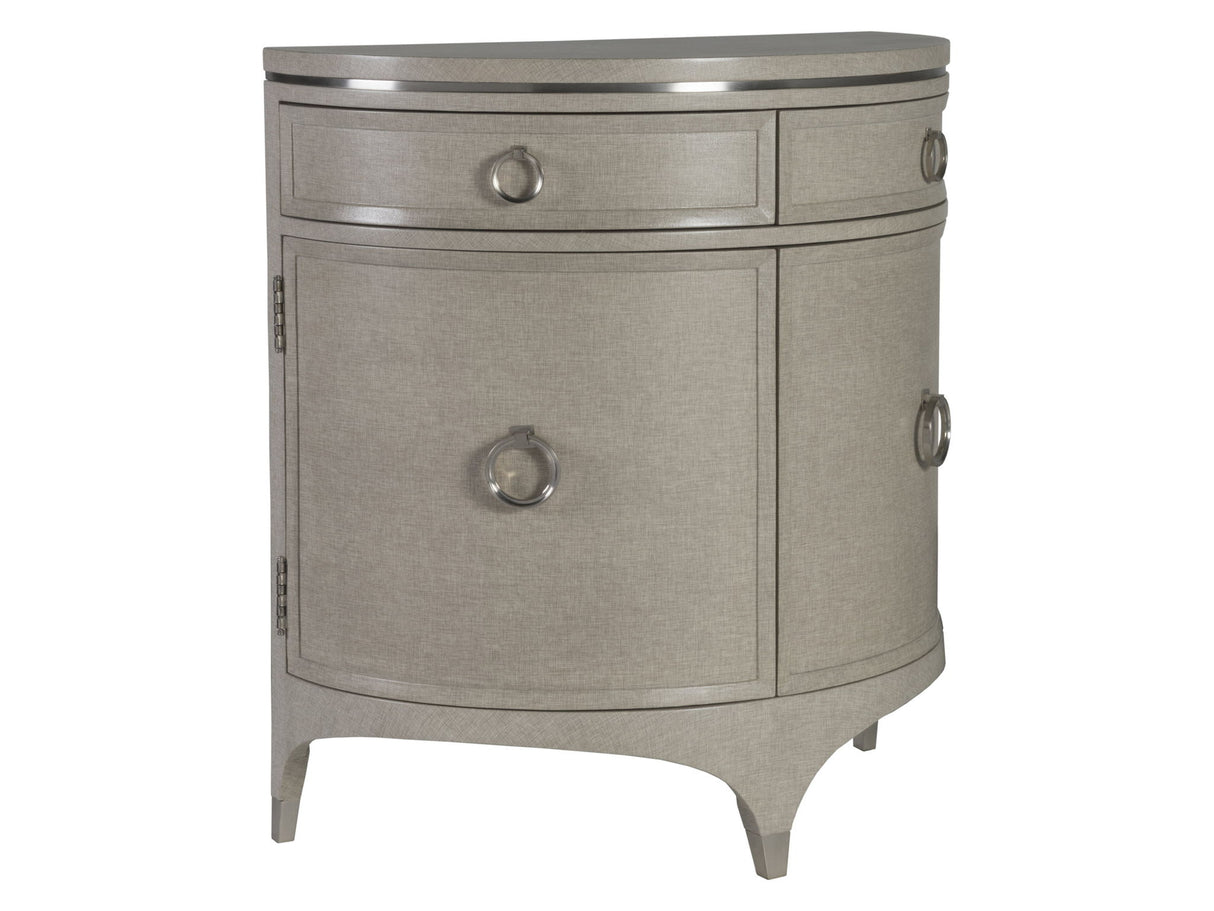 Signature Designs - Zeitgeist Linen Demilune Chest