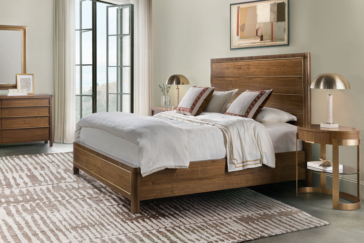 Eleana - Oval Nightstand - Medium Wood