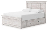 Makidern - Panel Storage Bed