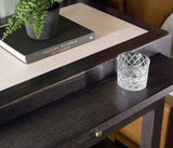 Driftwood - One-Drawer Nightstand With Stone