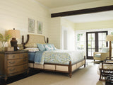 Bali Hai - Echo Beach Bench - Dark Brown / White