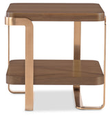 Eleana - End Table - Medium Wood