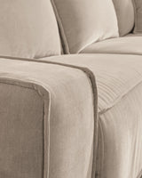 Carceri - 2-Piece Power Reclining Sectional Loveseat - Cashmere