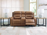 Knightington - Power Reclining Loveseat With Audio Seating