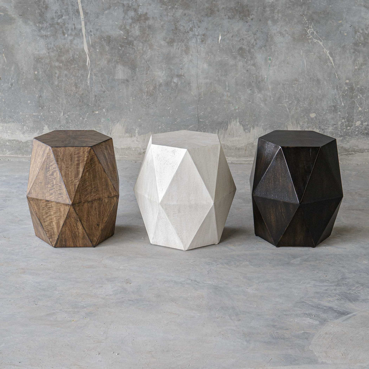 Volker - Honey Geometric Accent Table