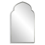 Moroccan Style Mirror - Soft Silver