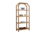 Newport - Beachcomber Raffia Etagere - Light Brown