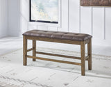 Urbinforte - Counter Height Extension Dining Table Set