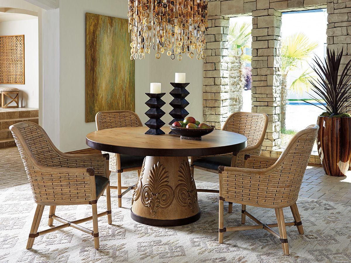 Los Altos - Weston Round Dining Table - Light Brown