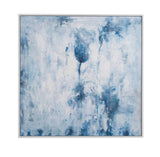 Lake Time Framed Canvas - Blue