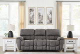 Bakerstein - Power Reclining Sofa With Adjustable Headrest - Galaxy