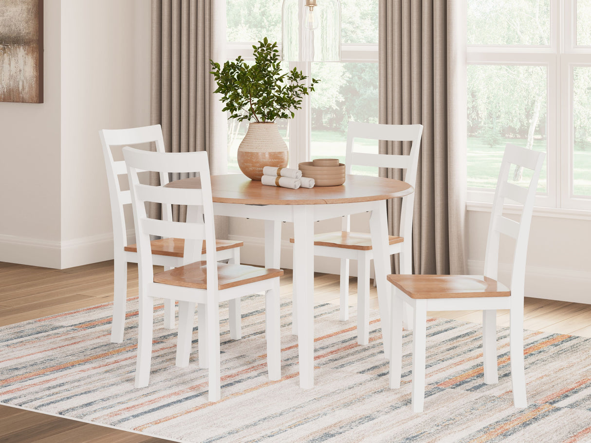 Gesthaven - Round Dining Room Drop Leaf Table