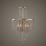 Valka - 6 Light Crystal Chandelier - Light Brown