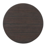Commerce And Market - Round Side Table - Dark Brown