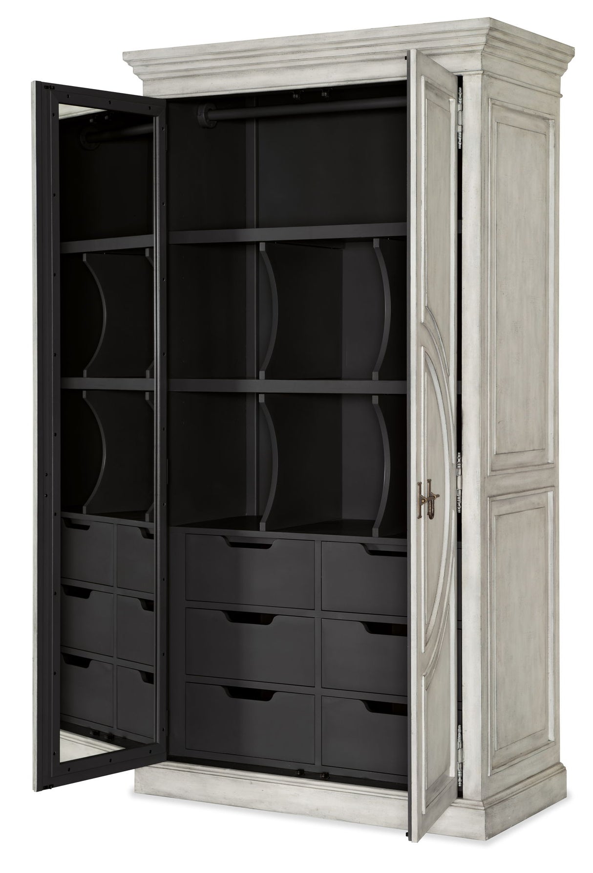Boheme - Bilzen Wardrobe - Pearl Silver
