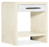 Cascade - 1-Drawer 1-Shelf Nightstand - White
