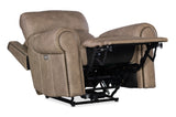 SS - Duncan Power Recliner With Power Headrest & Lumbar - Light Brown