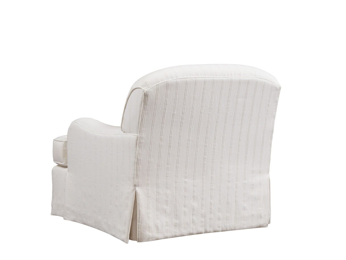 Barclay Butera Upholstery - Woods Cove Swivel Chair - White