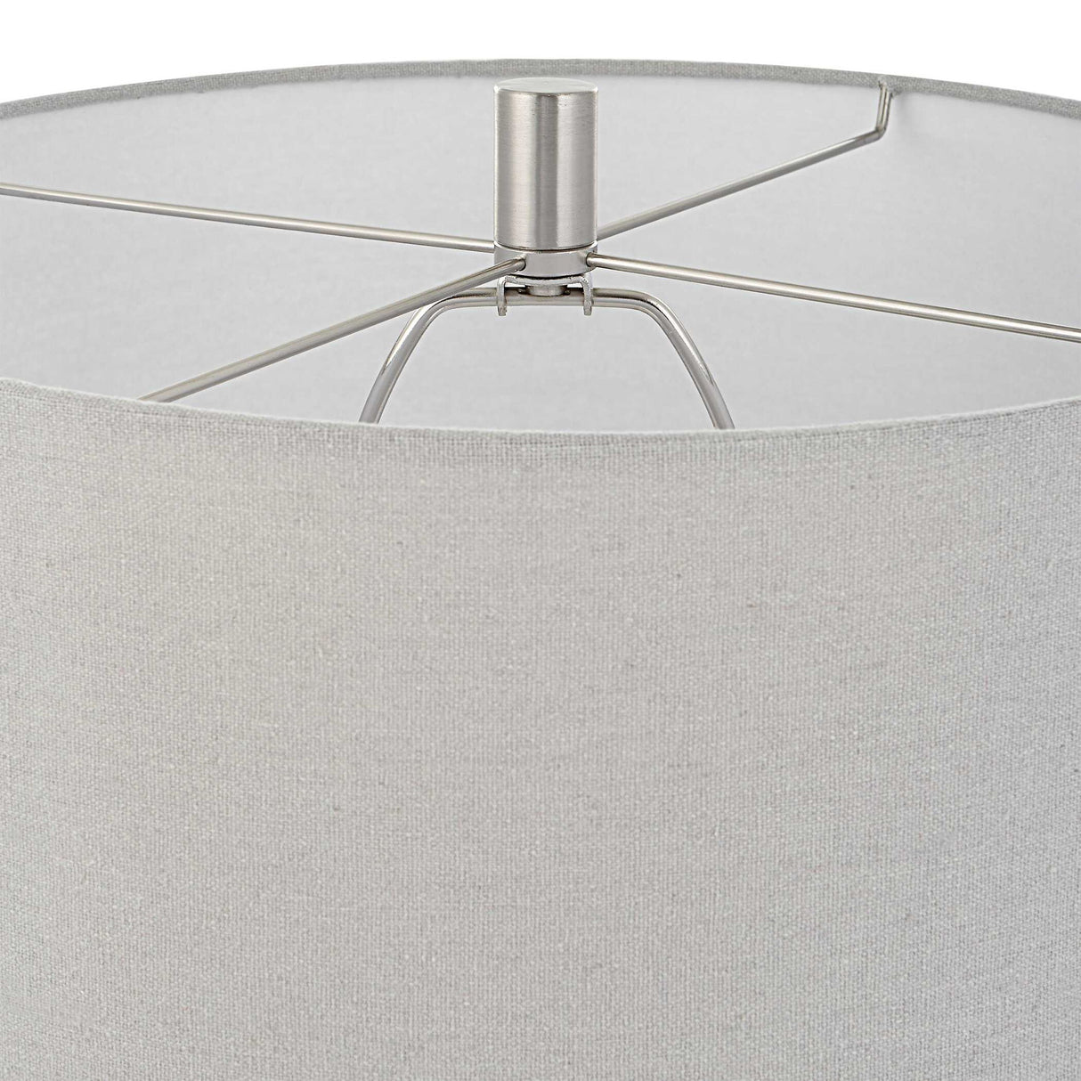 Nettle - Textured Table Lamp - Gray, Dark