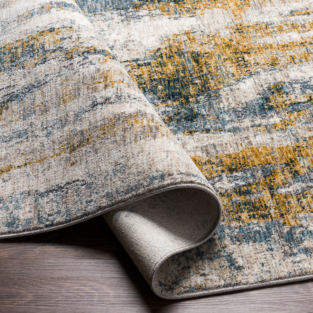 Ladoga - Modern 8 X 10 Rug - Pearl Silver