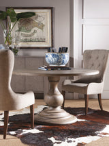 Cohesion Program - Axiom Round Dining Table - Dark Brown