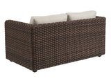 Kilimanjaro - Loveseat - White / Dark Brown