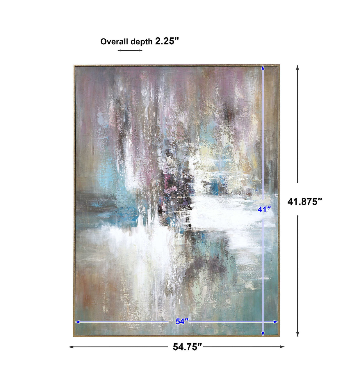 Elevation - Abstract Art - Gray, Dark
