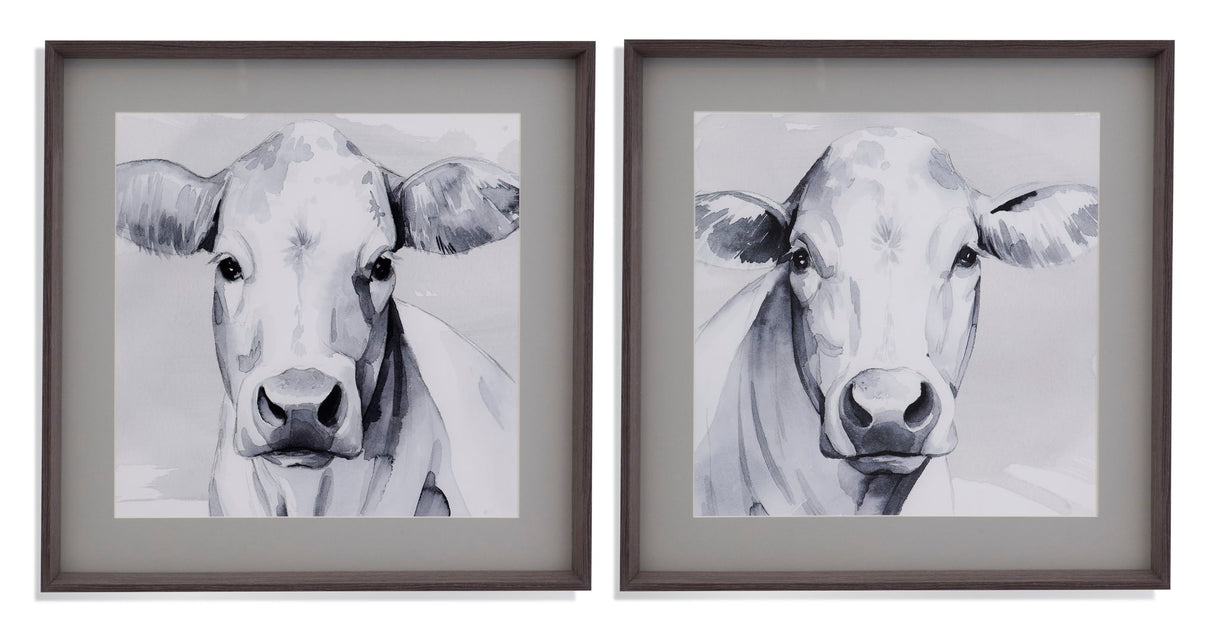 Sweet Face I - Framed Print - Gray