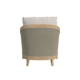 Cambria - Club Chair - Gray / White
