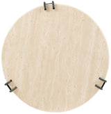 Driftwood - Metal Spot Table - Beige / Gray
