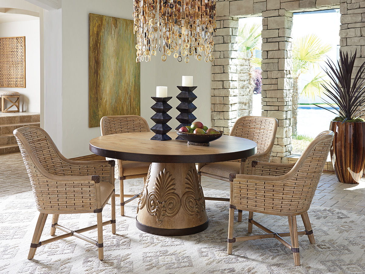 Los Altos - Weston Round Dining Table - Light Brown