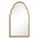 Shaped Arch Top Frame Mirror - Gold Leaf