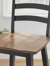 Wildenauer - Tall Swivel Barstool (Set of 2) - Brown / Black