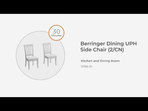 Berringer - Rustic Brown - Dining UPH Side Chair (Set of 2)