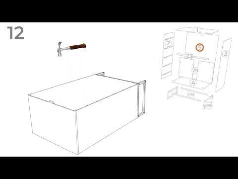 Neilsville - Five Drawer Chest - Black / Gray