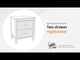 Bermacy - Two Drawer Night Stand - Light Brown