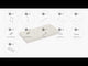 Bayflynn - Home Office Desk - 2 Fixed Shelves - White / Black