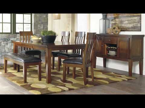 Ralene - Medium Brown - Rectangular Dining Room Butterfly Extension Table